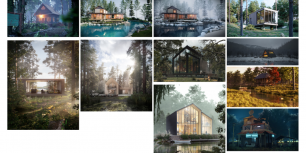 Unreal Cabin Moodboard