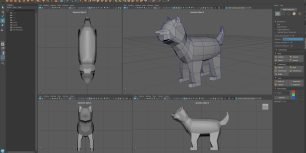 Modelling in Maya W3 Dog